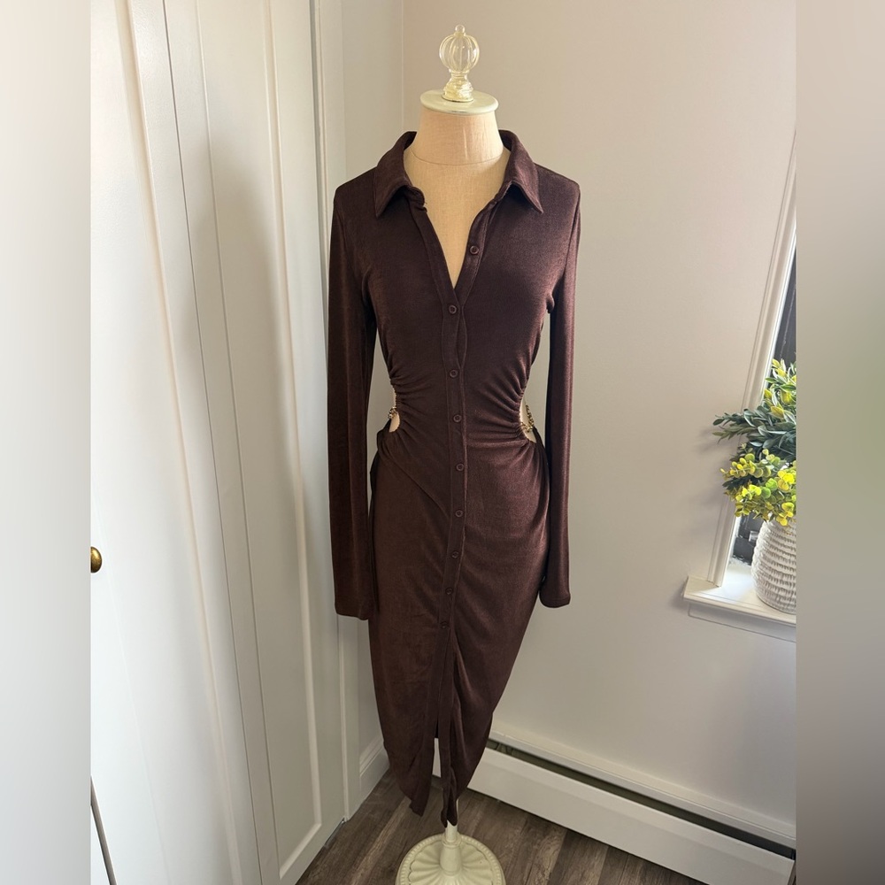 Runaway the Label Chocolate Alpha Midi Dress